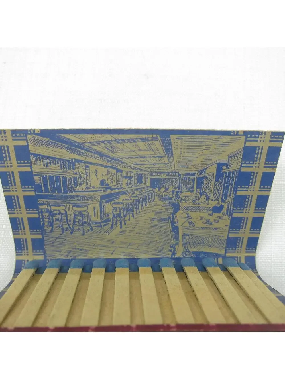 2 Vintage Matchbooks FULL Hotel Worth Fiesta Room, Hotel Markeen Braemar Room NY